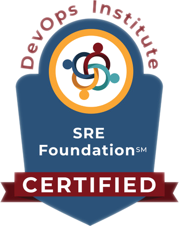DevOps Institute's Site Reliability Engineer badge